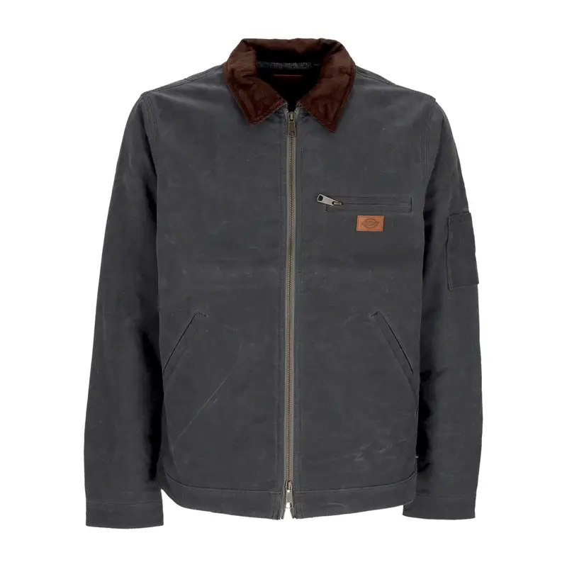 Giubbotto Uomo Lucas Waxed Jacket Charcoal Grey