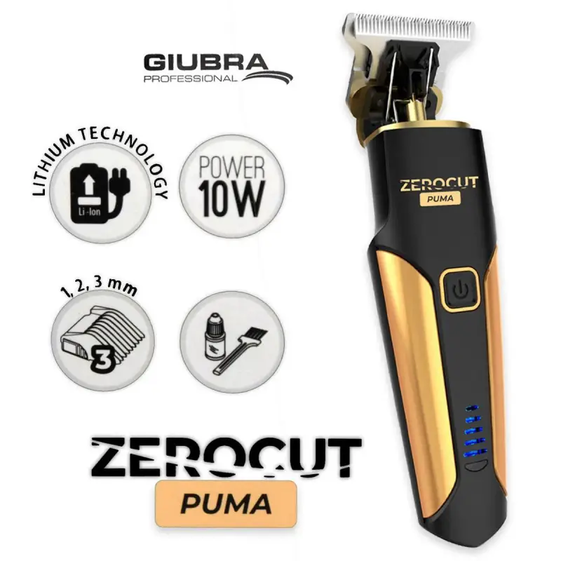 Tosatrice giubra zerocut puma colore oro