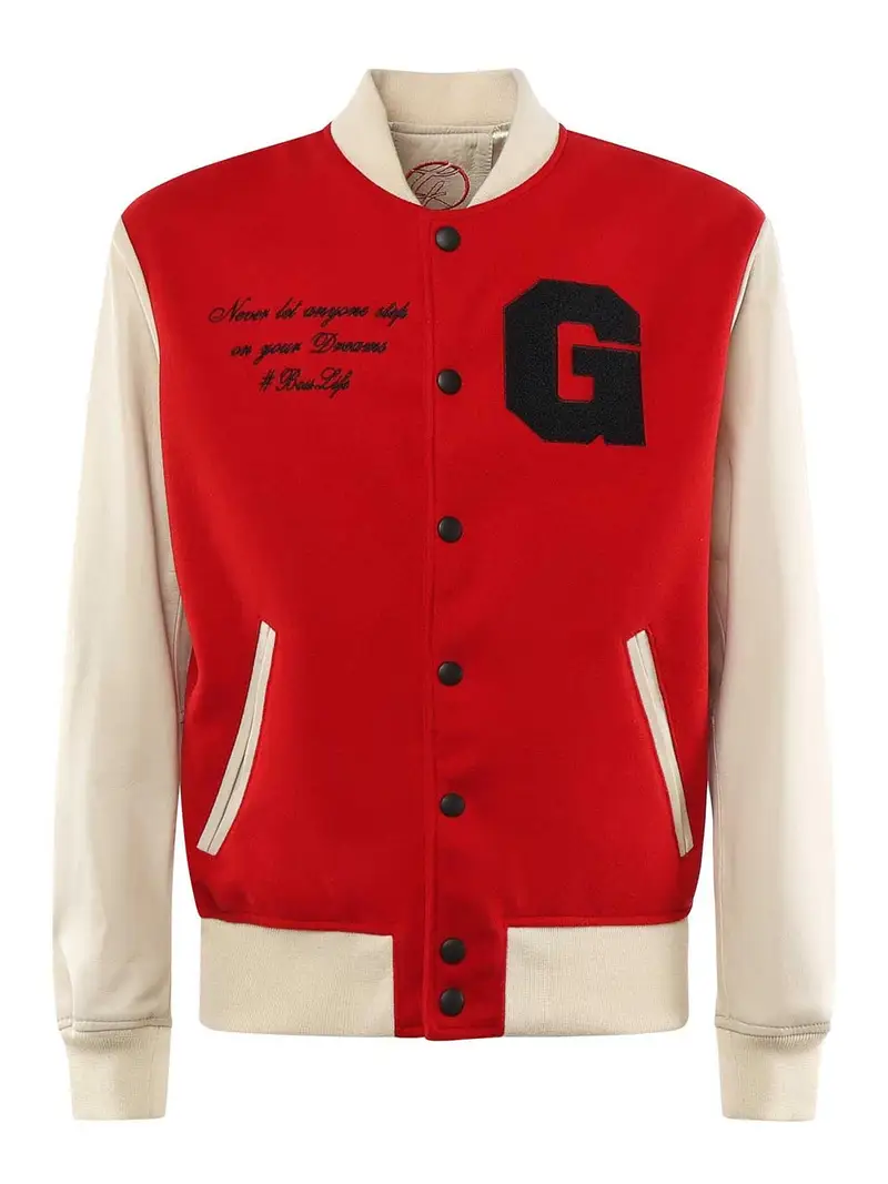 Bomber Varsity Rosso