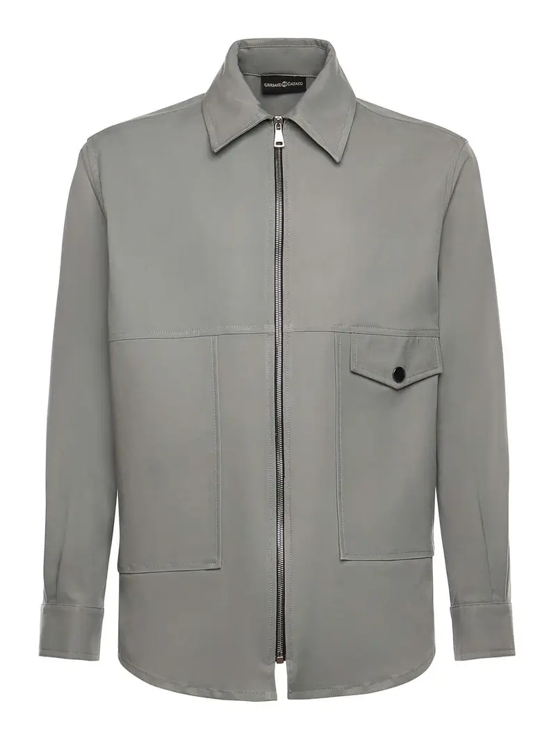 Camicia con cerniera Keira Grigio