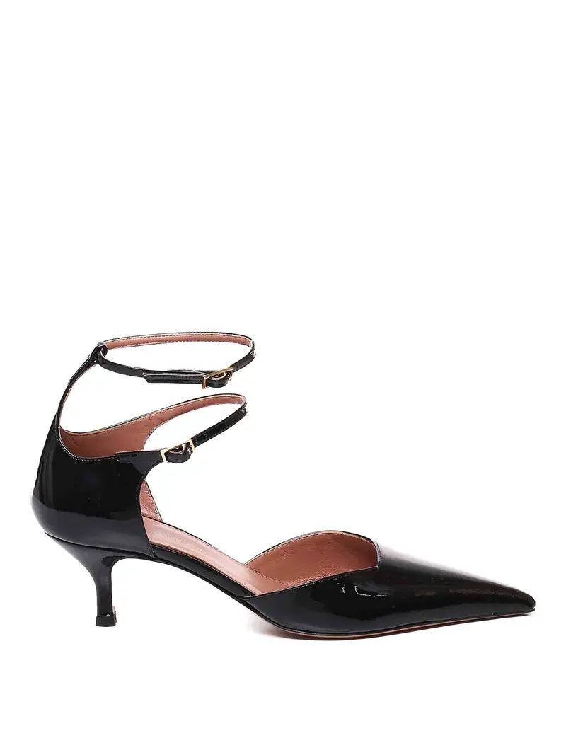 Collettore Joana In Vernice Nero