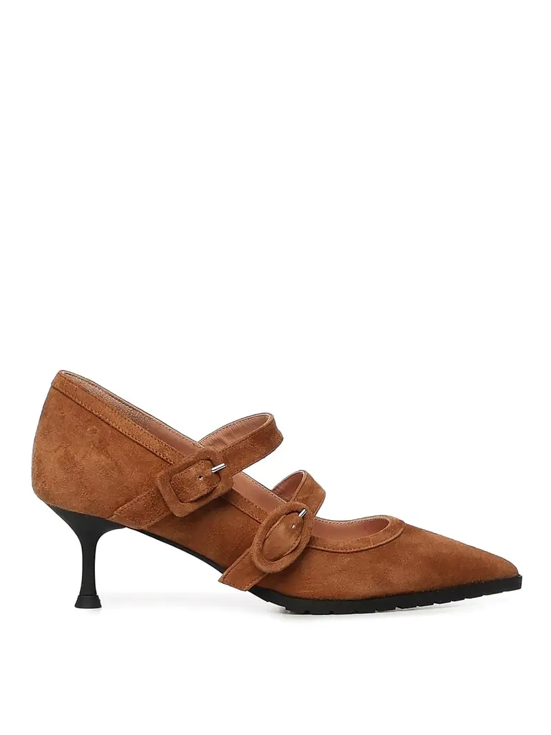 Geluci Suede Pumps Marrone