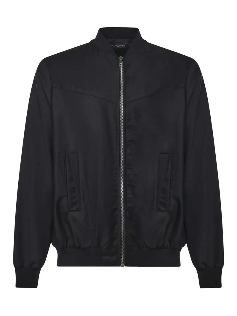 Giubbotto bomber in lana Steve Nero