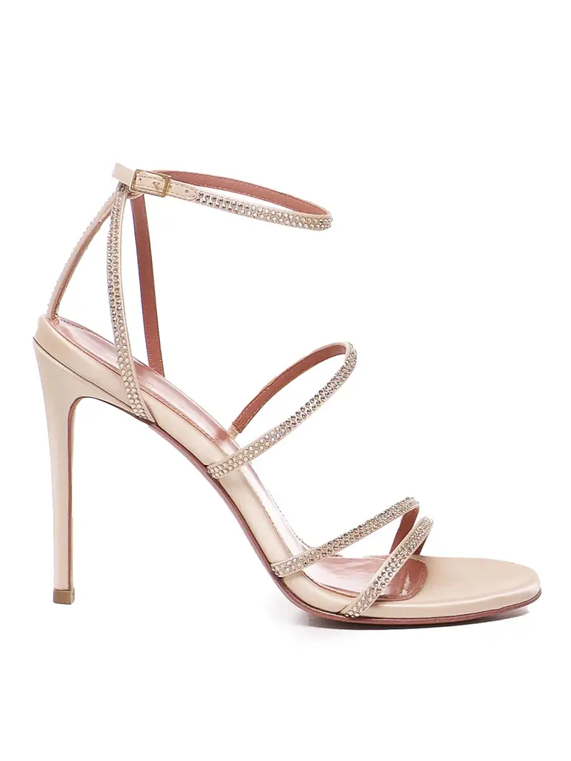 Sandali Mary In Raso Oro