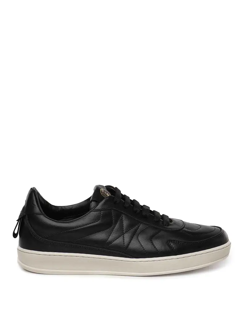 Sneaker dinastia in pelle Nappa Nero