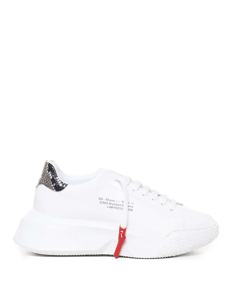 Sneakers con Lacci Cerati Bianco