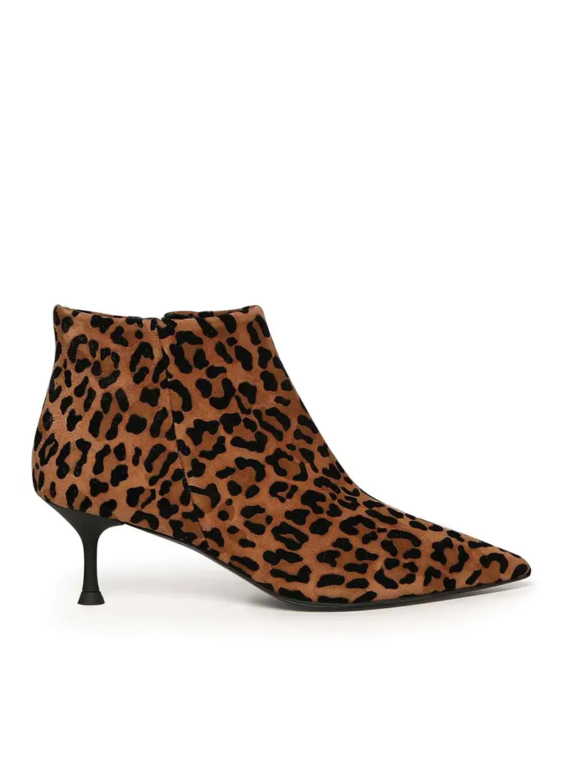 Stivaletti Galia in camoscio Nero