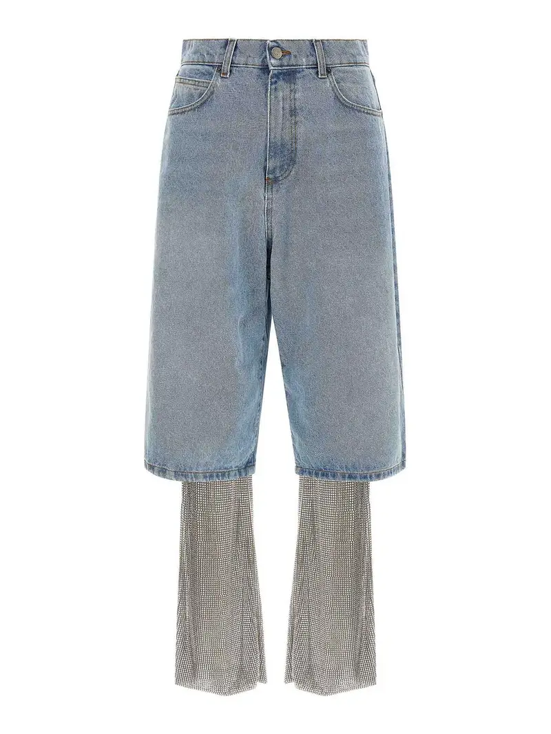 Jeans + leggings cristalli Multicolore