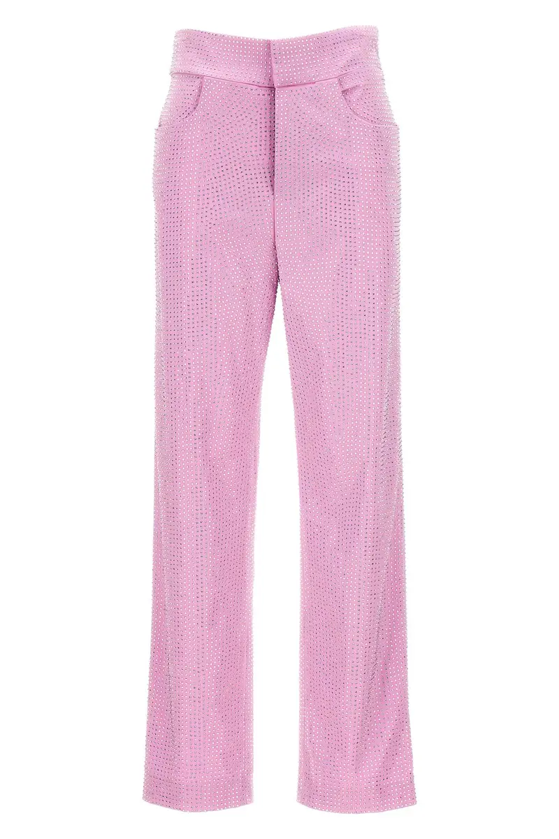 Pantalone Cristalli All Over Rosa