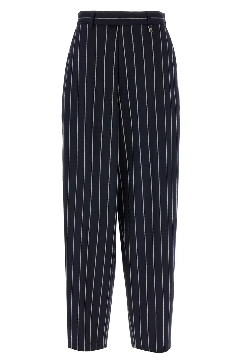 Pantalone Righe Blu