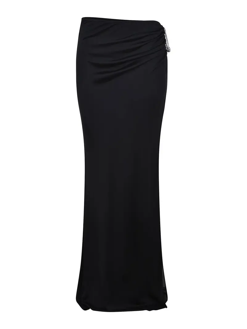 Vestito Realizzato In Viscosa Nero