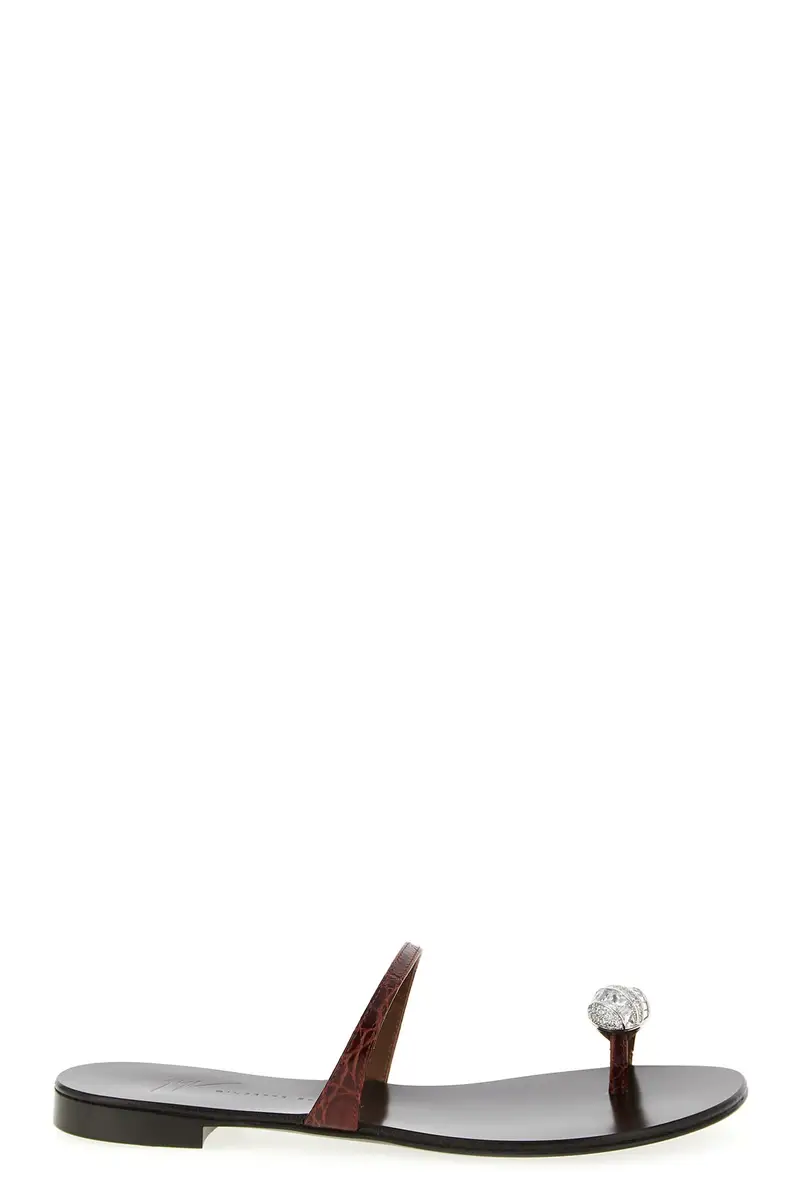 Sandalo 'Icon Ring' Marrone