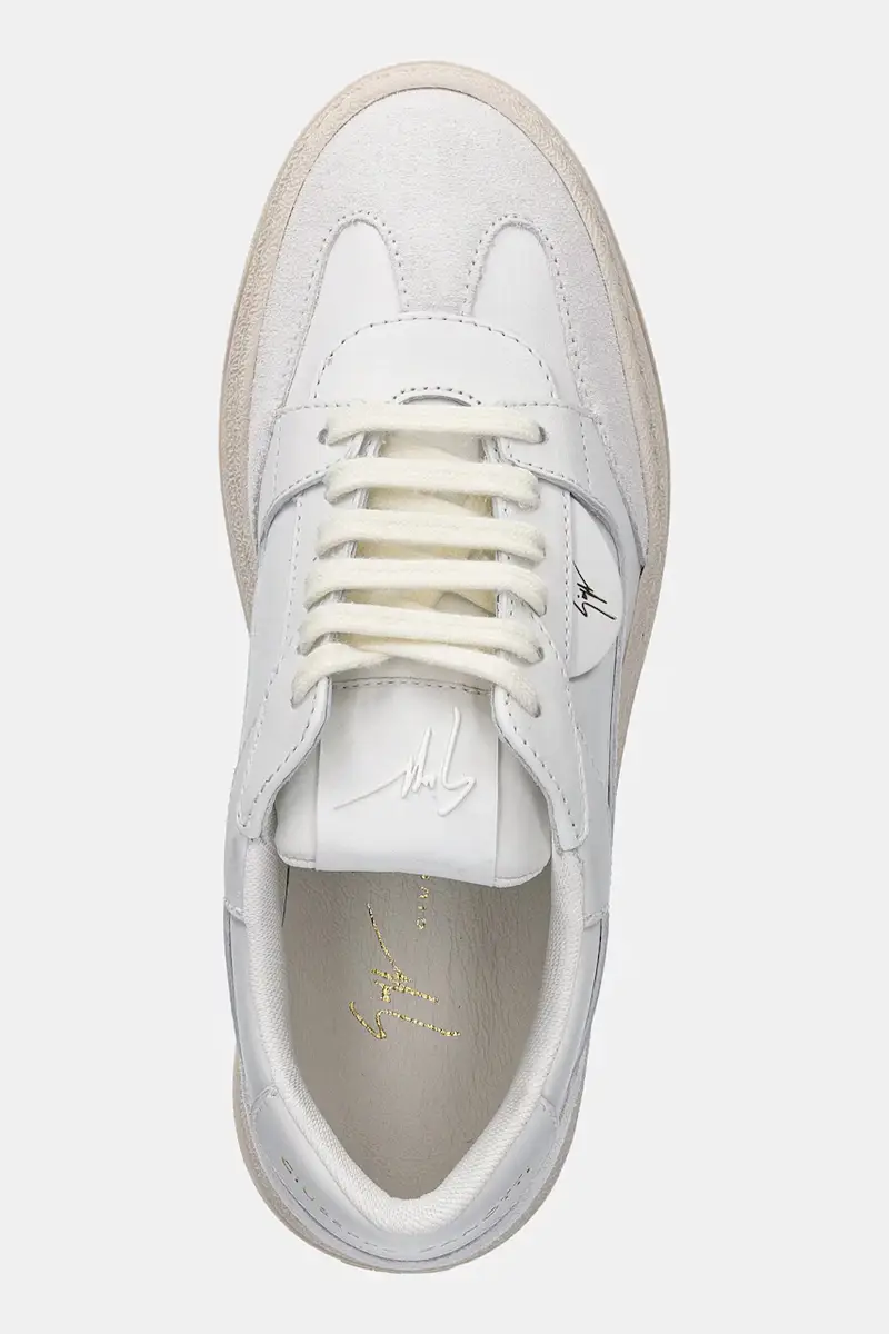 sneakers in pelle GZ/94 donna colore bianco RW50004.001 miniatura 4