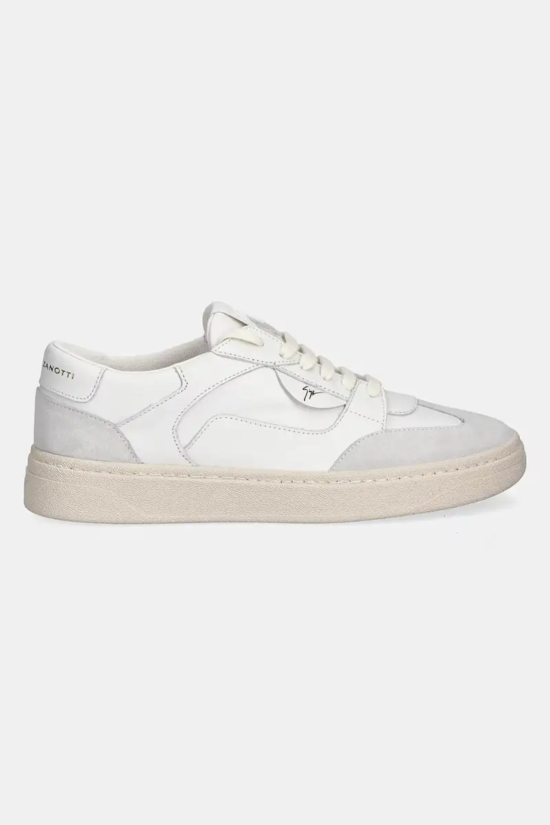 sneakers in pelle GZ/94 uomo colore blu RU50013.002 Bianco miniatura 2