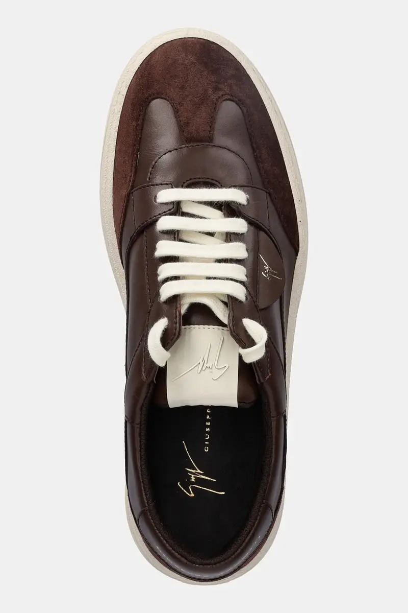 sneakers in pelle GZ/94 uomo colore marrone RU50013.003 miniatura 4