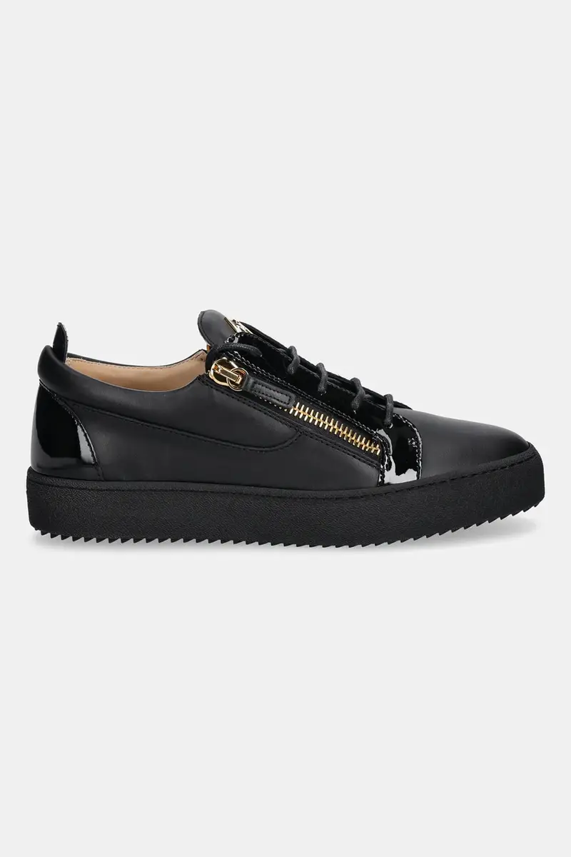 sneakers in pelle Maylondon uomo colore nero RU50000.003 miniatura 2