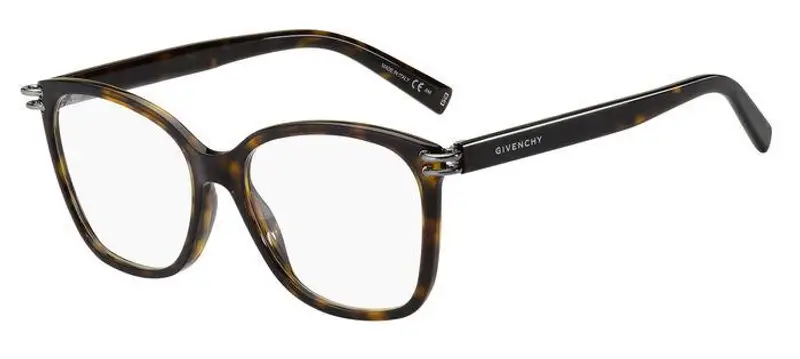 Givenchy Donna GV 0130 086 Montature da vista Acetato Havana  Squadrata