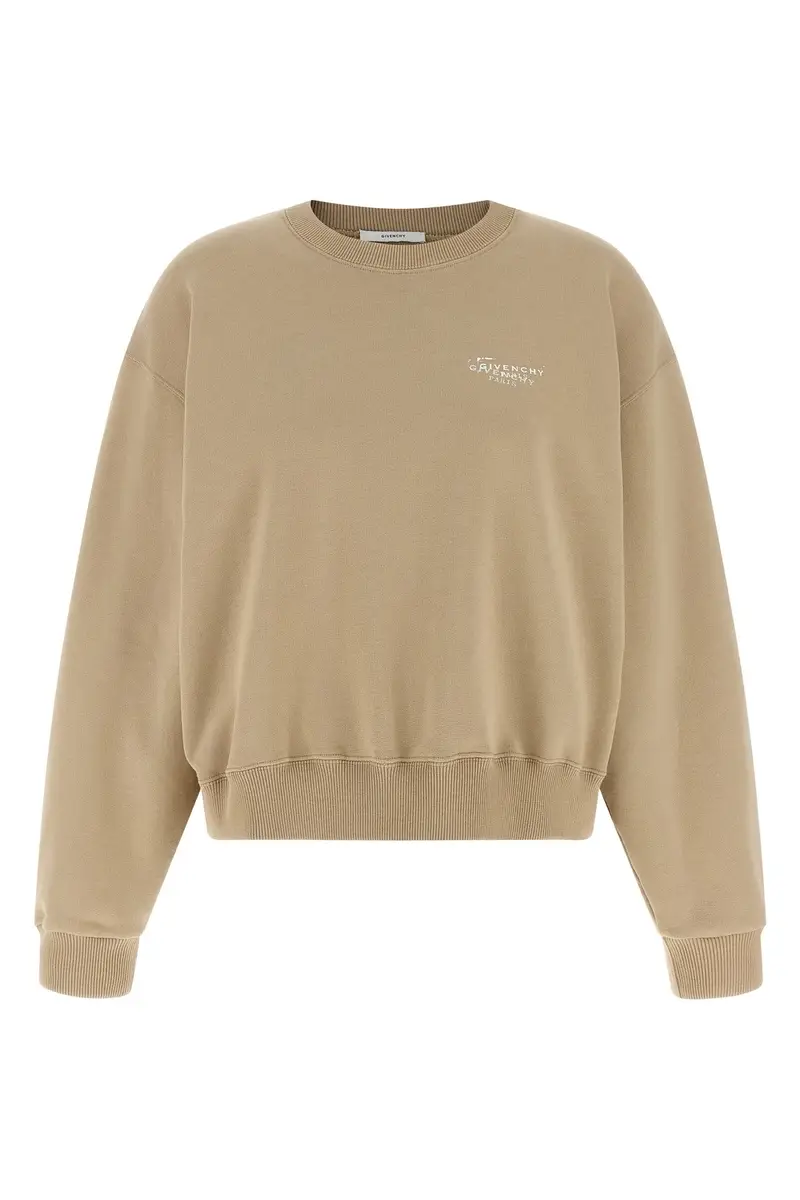 Felpa Logo Stamp Beige