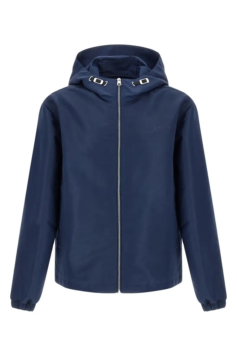 Giacca A Vento Givenchy Paris Blu