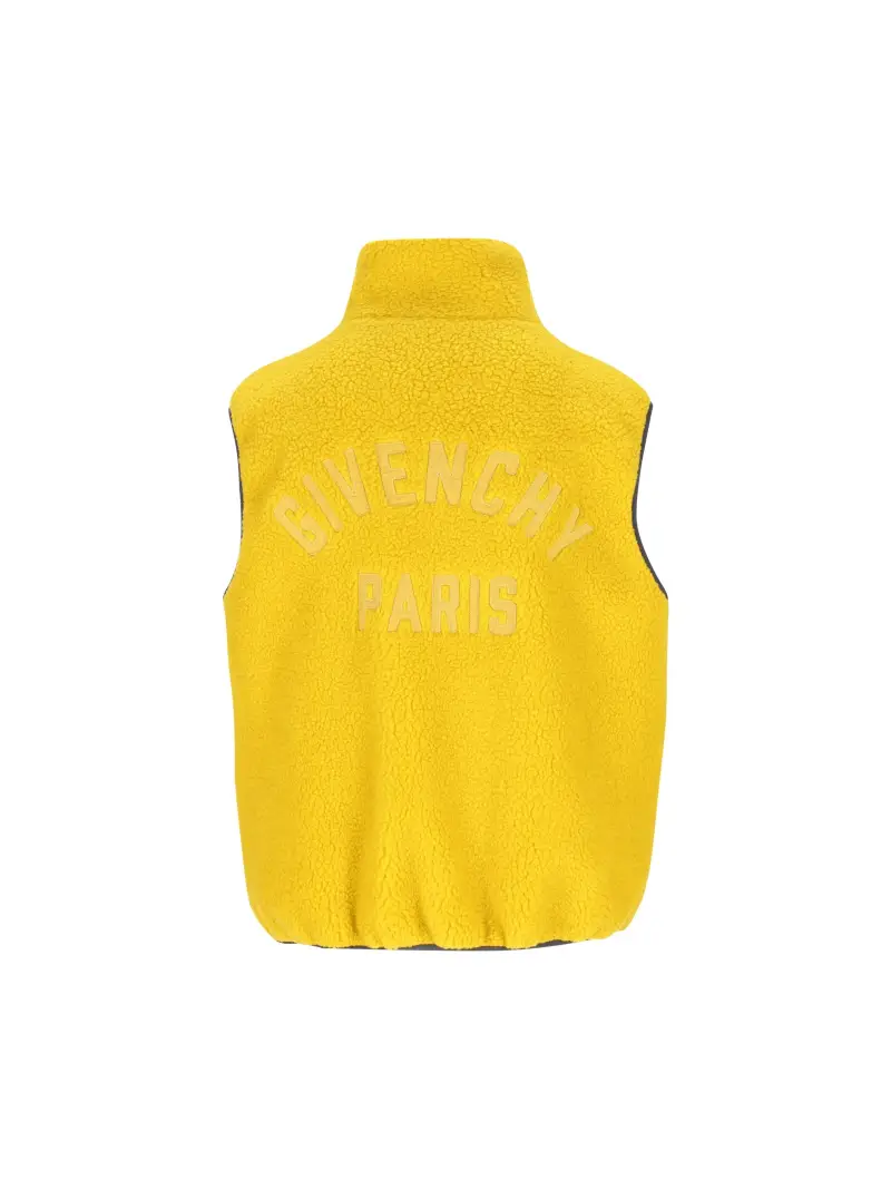 Gilet In Lana GIALLO miniatura 2