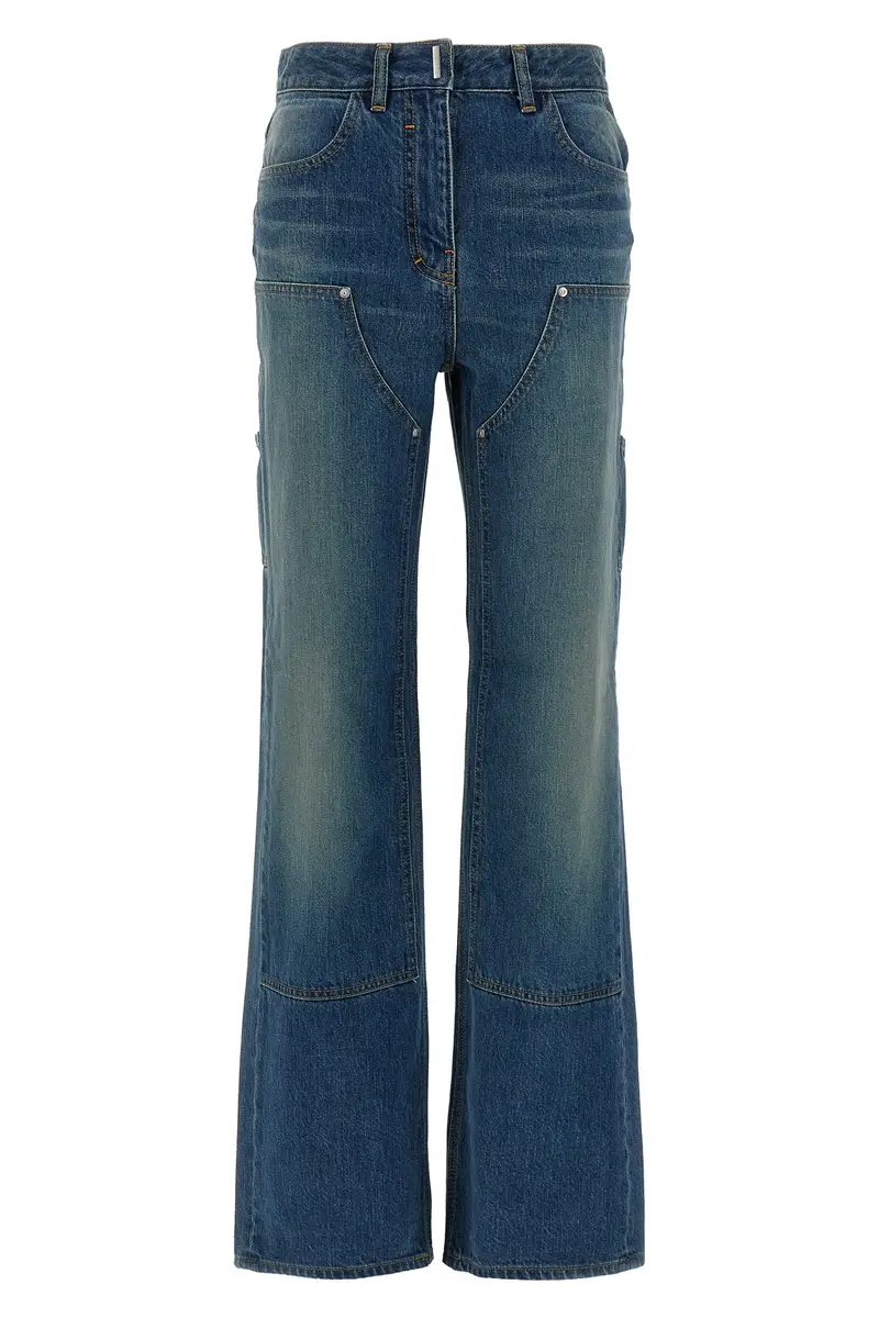 Jeans Wide Leg Blu