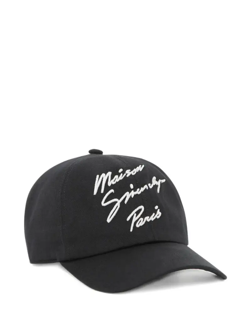 Cappello da Baseball con Logo e Cinturino Regolabile Nero