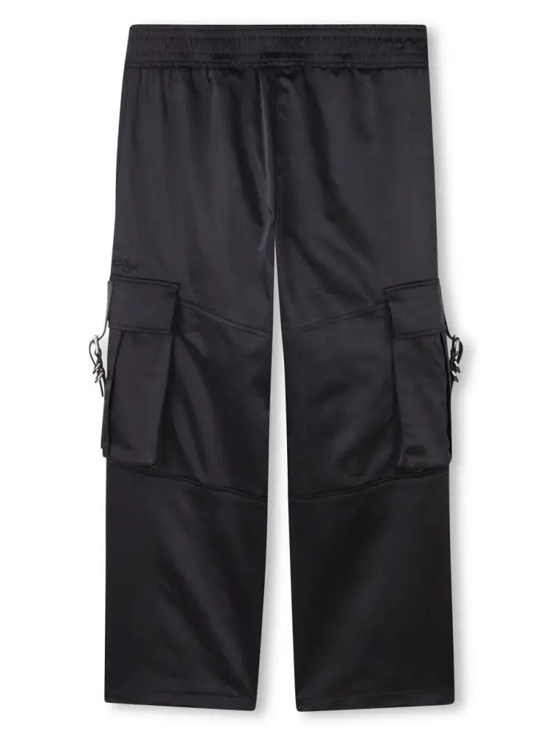Pantalone nero cargo miniatura 2