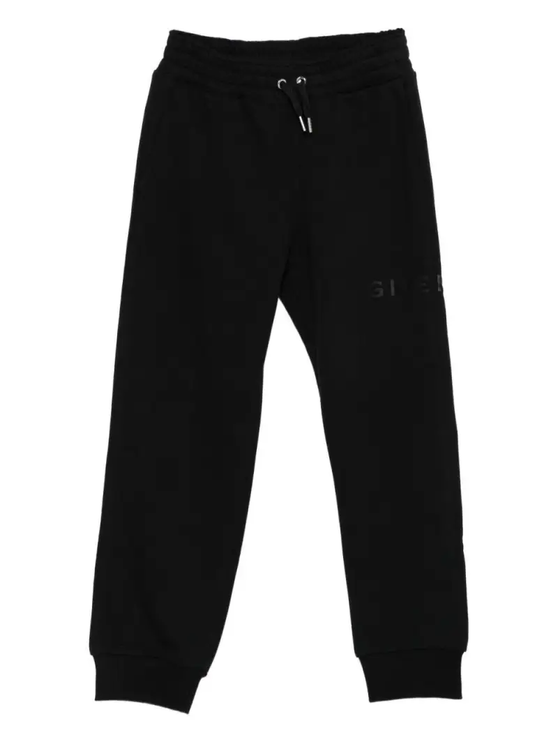 Pantaloni Sportivi con Coulisse e Dettaglio Logo Nero