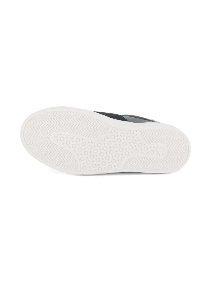 Sneakers Senza Lacci con Inserti a Contrasto Nero miniatura 2