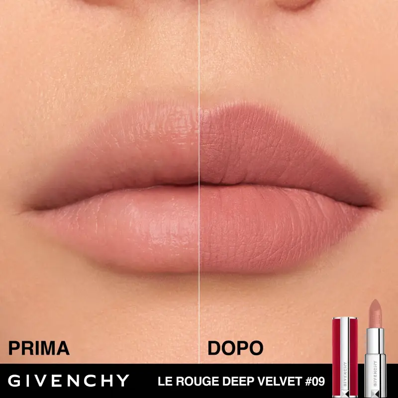 Labbra Le Rouge Deep Velvet 09 Beige Sable - Rossetti miniatura 3