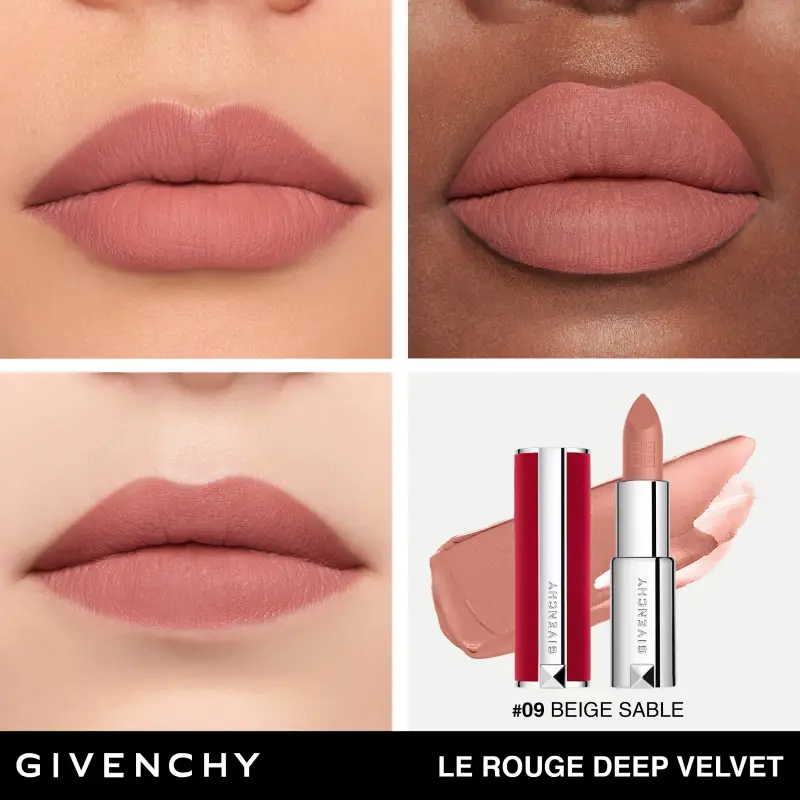 Labbra Le Rouge Deep Velvet 09 Beige Sable - Rossetti miniatura 4