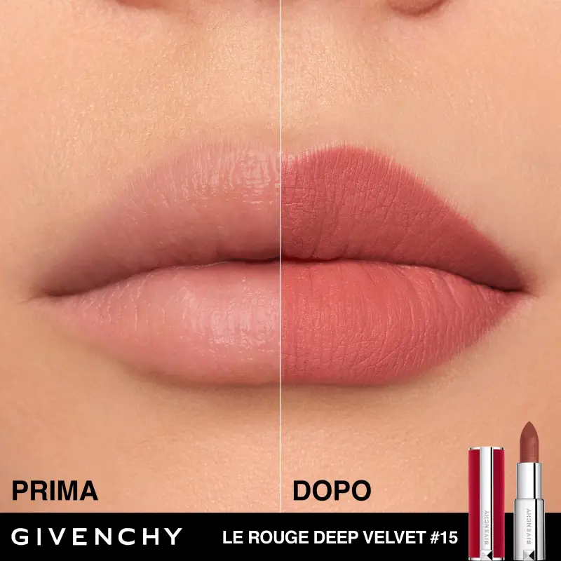Labbra Le Rouge Deep Velvet 15 Nude Ambré - Rossetti 15 Nude Ambré miniatura 2