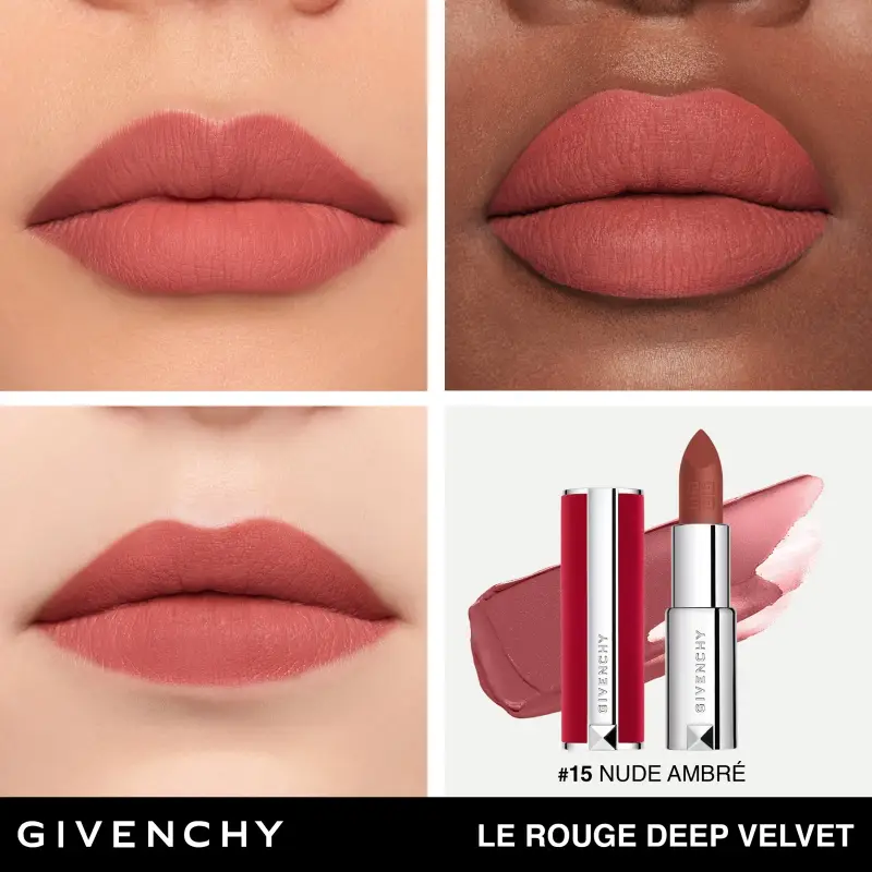 Labbra Le Rouge Deep Velvet 15 Nude Ambré - Rossetti 15 Nude Ambré miniatura 3