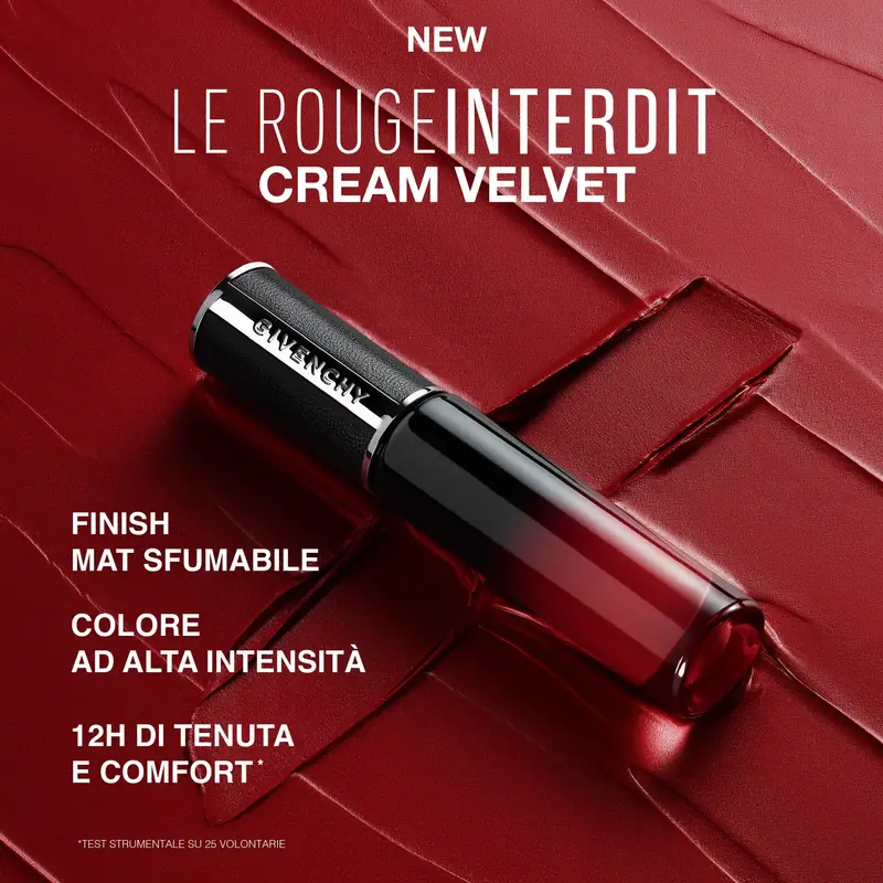Labbra Le Rouge Interdit Cream Velvet 34 Rouge Safran - Rossetti miniatura 3