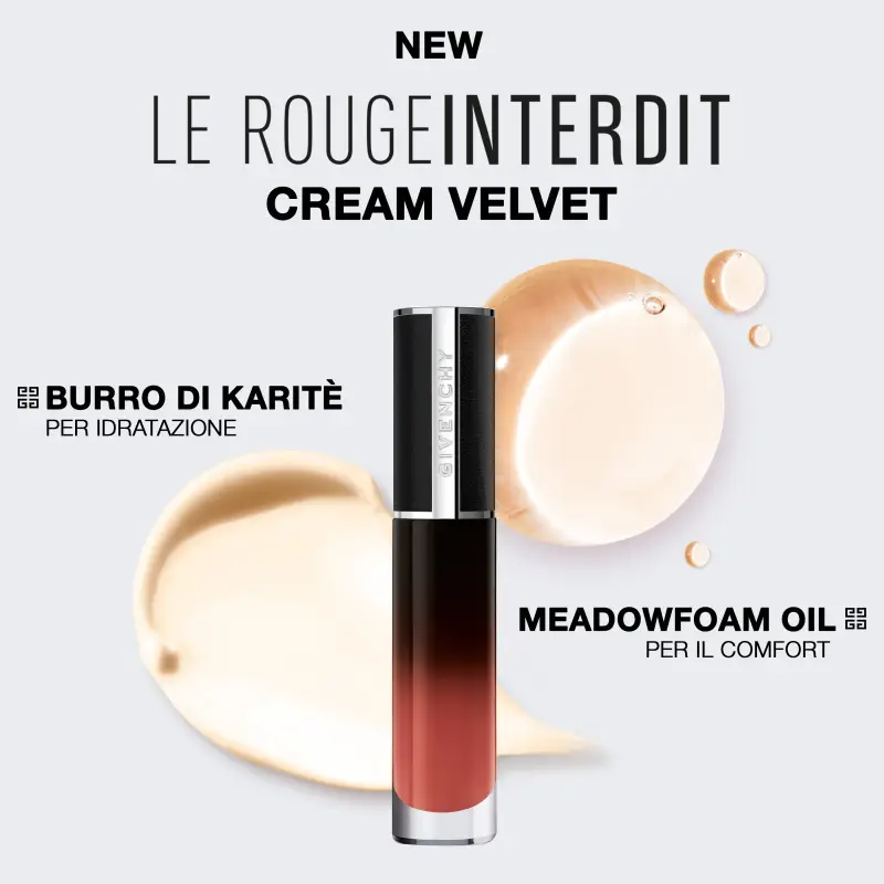 Labbra Le Rouge Interdit Cream Velvet 42 Violet Velours - Rossetti miniatura 2