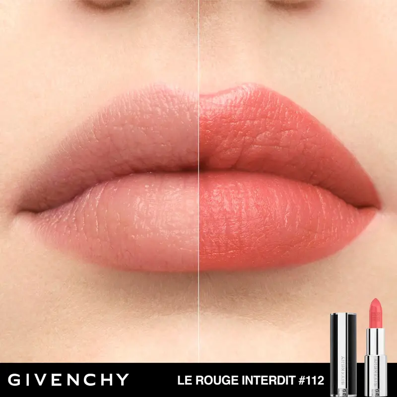 Labbra Le Rouge Interdit Intense Silk 112 NUDE MOUSSELINE - Rossetti miniatura 2