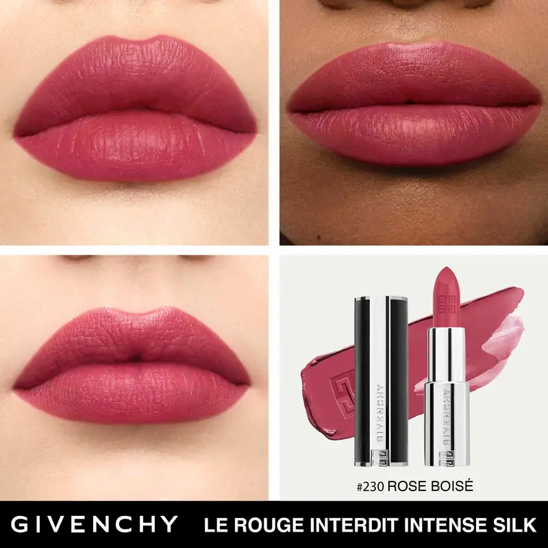 Labbra Le Rouge Interdit Intense Silk 230 ROSE BOISE' - Rossetti 230 ROSE BOISE' miniatura 3