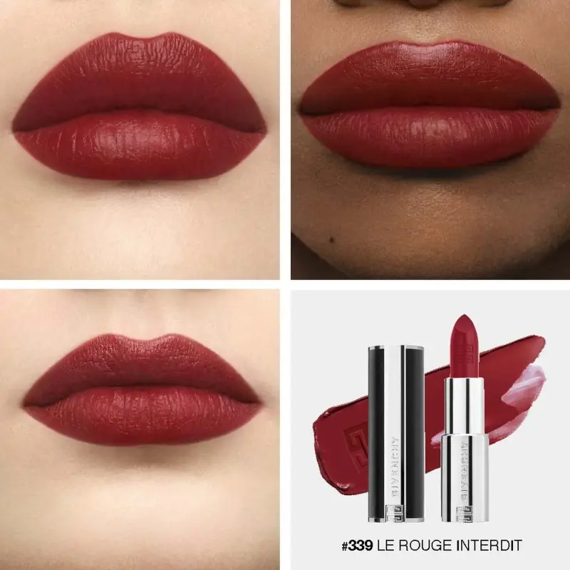 Labbra Le Rouge Interdit Intense Silk 339 GRENAT CENDRÉ - Rossetti 339 GRENAT CENDRÉ miniatura 4