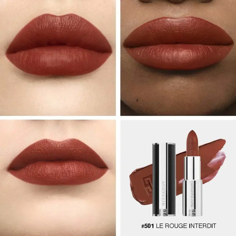 Labbra Le Rouge Interdit Intense Silk 501 BRUN EPICÉ - Rossetti 501 BRUN EPICÉ miniatura 4