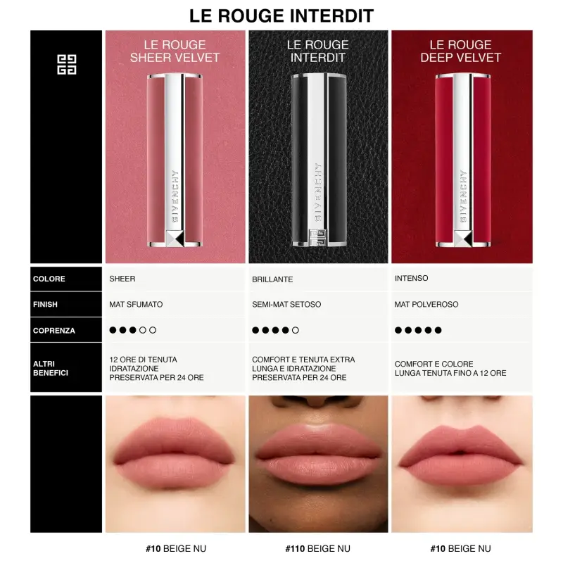 Labbra Le Rouge Interdit Intense Silk REFILL 116 NUDE BOISÉ - Rossetti 116 NUDE BOISÉ miniatura 5