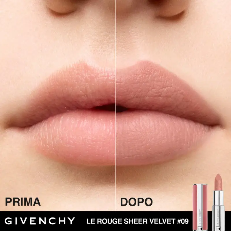 Labbra Le Rouge Sheer Velvet 09 Beige Sable - Rossetti miniatura 2