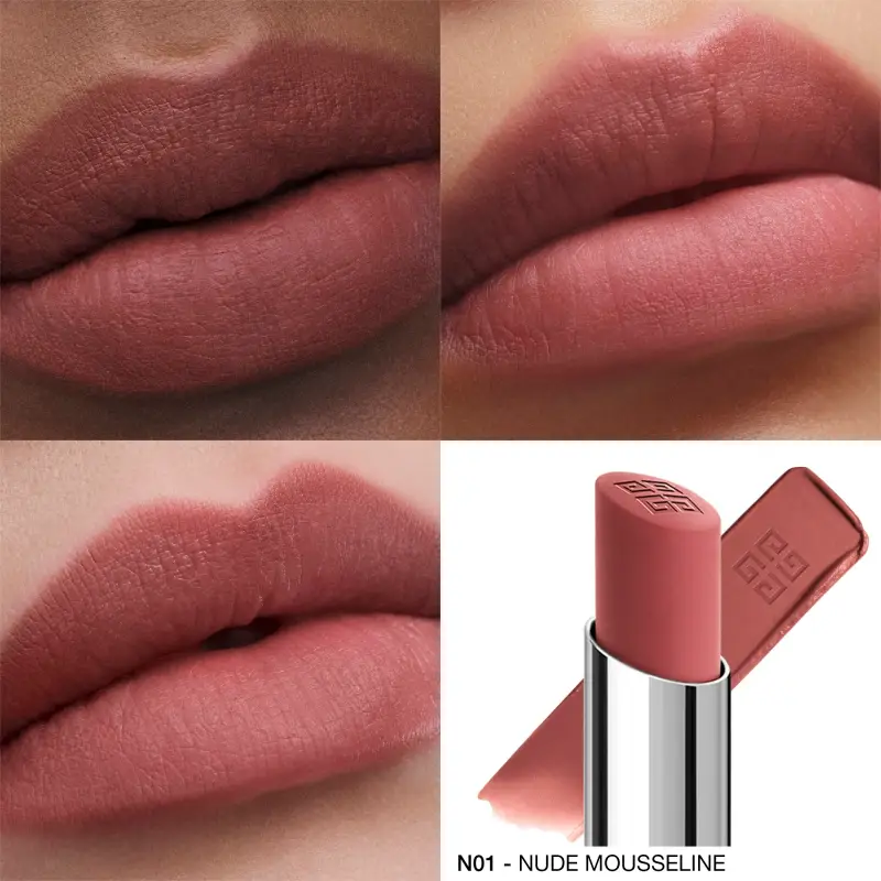 Labbra Le Rouge Velvet Matte N01 NUDE MOUSSELINE - Rossetti miniatura 2