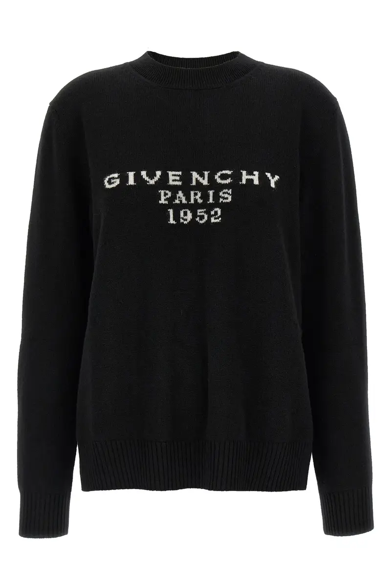Maglione 'Givenchy Paris 1952' Nero