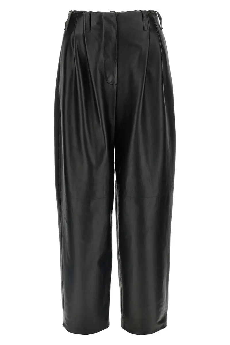 Pantalone Pelle Nero