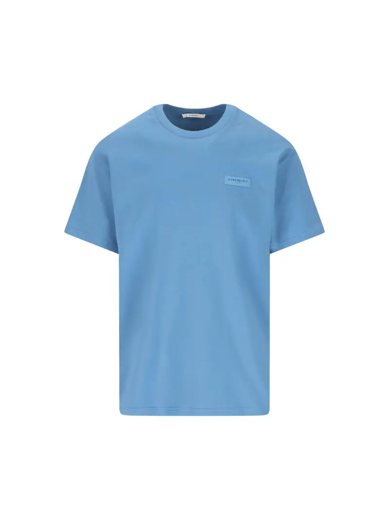 T-Shirt In Cotone AZZURRO