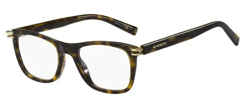 Givenchy Unisex GV 0131 086 Montature da vista Acetato Havana  Squadrata