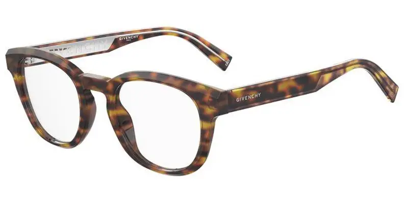 Givenchy Unisex GV 0156 05L Montature da vista Acetato Havana  Rotonda