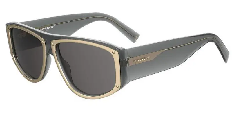 Givenchy Unisex GV 7177/S KB7/IR Occhiali da sole Acetato Grigio Grigio Squadrata