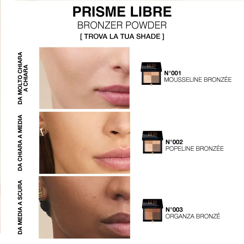 Viso Prisme Libre Bronzing Powder H003 - Terra viso miniatura 5