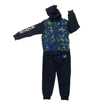 TUTA RAGAZZO CON ZIP E CAPPUGGIO GIVOVA CF0025GJ (8-14 ANNI)